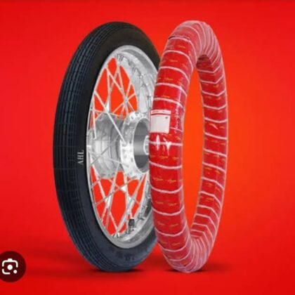 TYRE WITH TUBE CD70 (REAR)